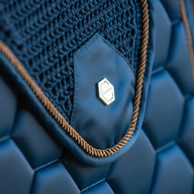 Coldstream Marygold Dressage Saddle Pad - Slate Blue-3
